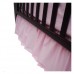 American Baby Company 100 Percent Cotton Percale Crib Bed Skirt, Gray